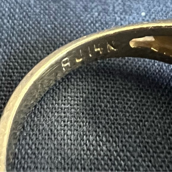 14K Yellow Gold Class Ring – Pink Stone – Size 7 – 3.8g - Picture 7 of 7